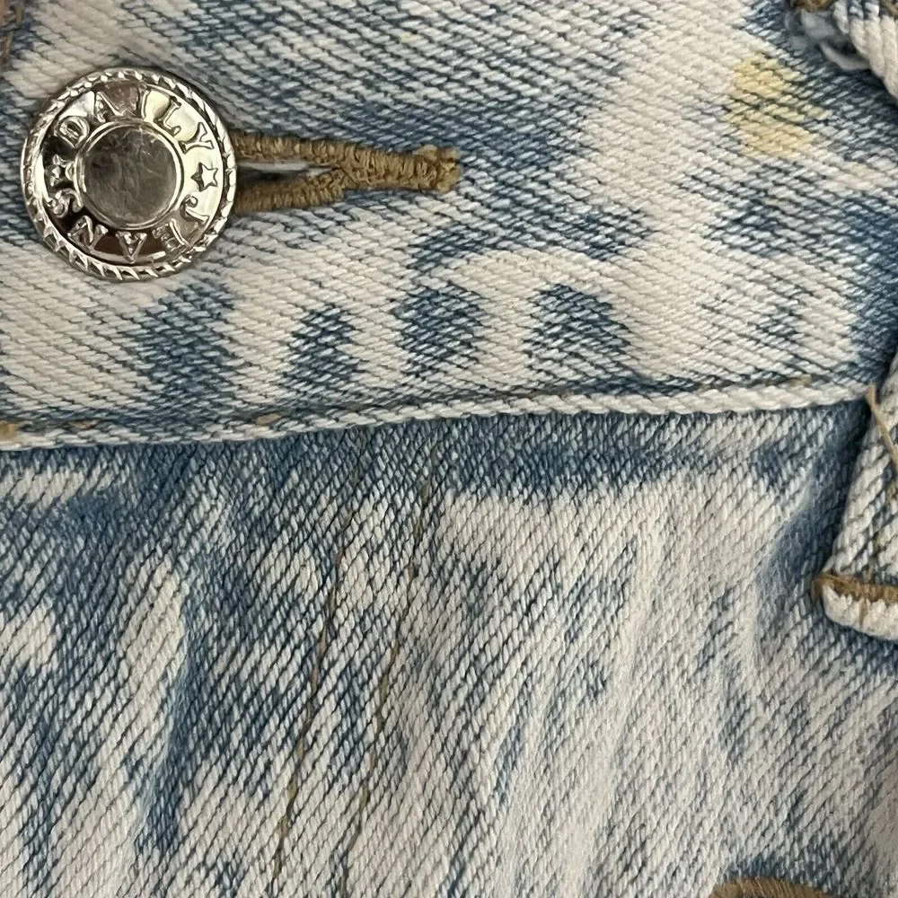 Anti‎ Basicx Jeans Womens 28x28 High Rise Vintage Y2K Embroidered Western Faded
